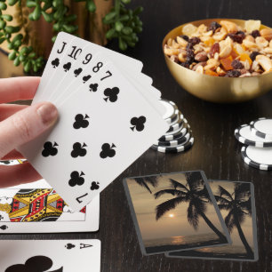 Baraja De Cartas Tarjetas de juego Hawai Sunset