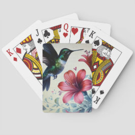 Baraja De Cartas Tarjetas de juego Hummingbird