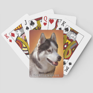 Baraja De Cartas Tarjetas de juego Husky Personalizan Tarjetas de P
