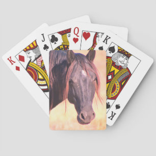 BARAJA DE CARTAS TARJETAS DE JUEGO, ÍNDICE ESTÁNDAR, CABALLOS SALVA