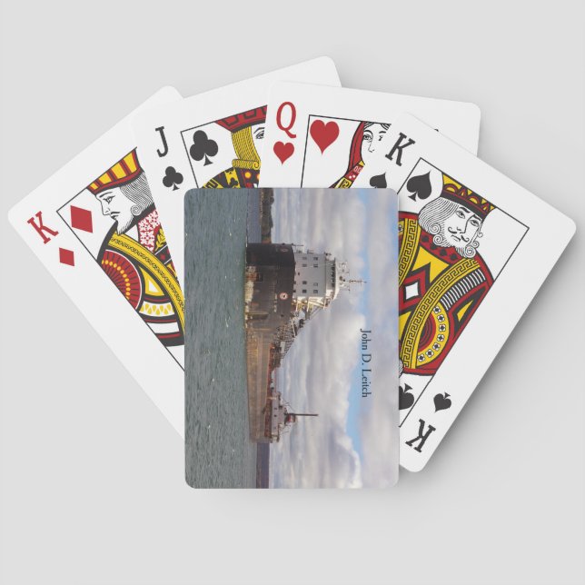 Baraja De Cartas Tarjetas de juego John D. Leitch (Reverso)