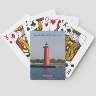 Baraja De Cartas Tarjetas de juego Kenosha North Pierhead Light