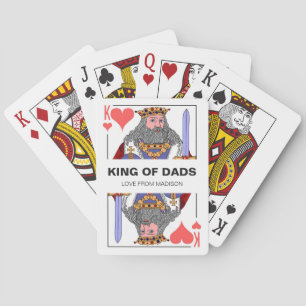 Baraja De Cartas Tarjetas de juego King Of Dads