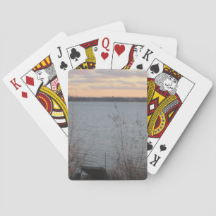Baraja De Cartas Tarjetas de juego Lake Shore Sunset