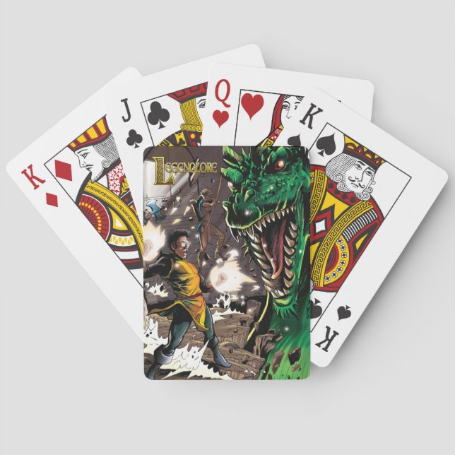 Baraja De Cartas Tarjetas de juego Legendlore (Reverso)