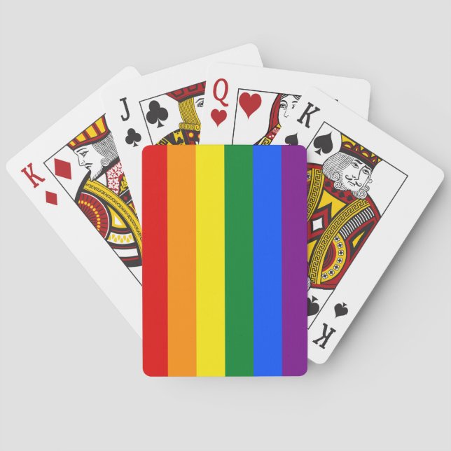 Baraja De Cartas tarjetas de juego lgbtq Bicycle® Poker (Reverso)