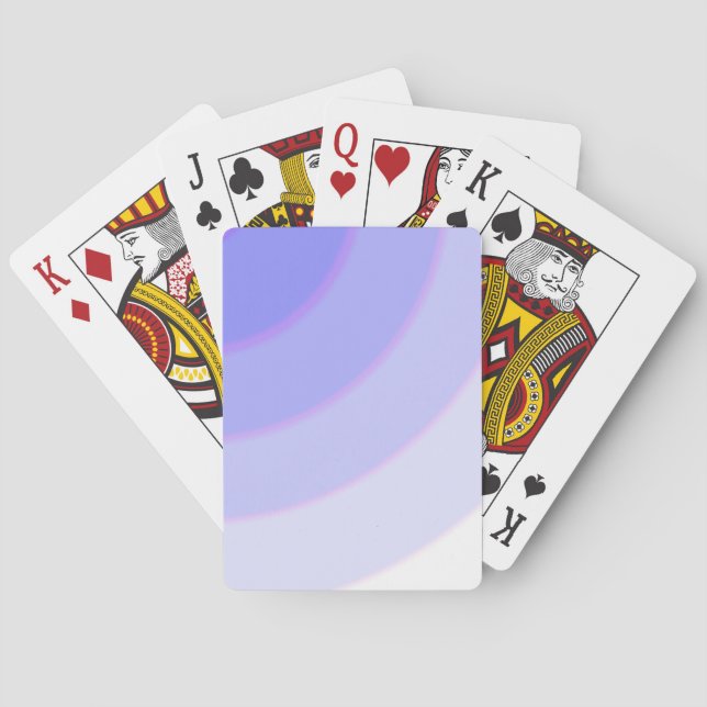 Baraja De Cartas Tarjetas de juego Lilac Swirls (Reverso)
