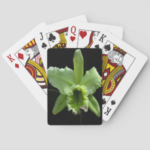 Baraja De Cartas Tarjetas de juego Lime Green Orchid