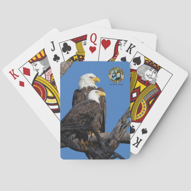 Baraja De Cartas Tarjetas de juego M15 y F23 SWFL Eagle Cam (Reverso)