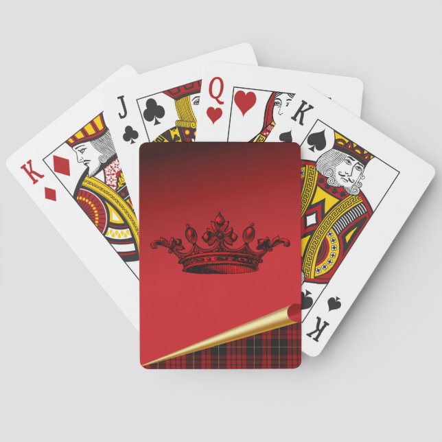 Baraja De Cartas Tarjetas de juego MacQueen y Crown (Reverso)