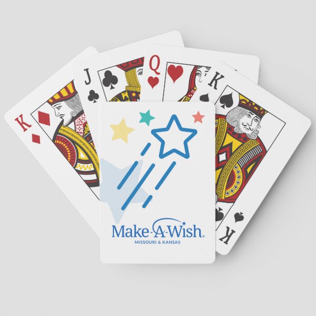 Baraja De Cartas Tarjetas de juego Make-A-Wish (Reverso)