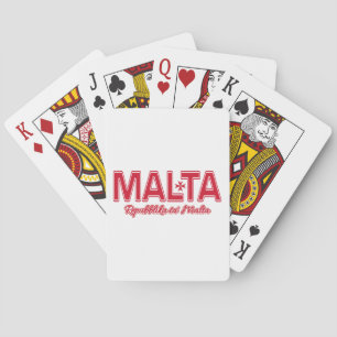 Baraja De Cartas Tarjetas de juego MALTA personalizado