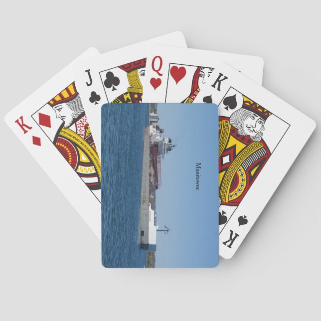 Baraja De Cartas Tarjetas de juego Manitowoc (Reverso)