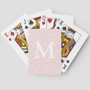 Baraja De Cartas Tarjetas de juego Mariposa Rosa Inicial