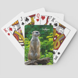 Baraja De Cartas Tarjetas de juego Meerkat