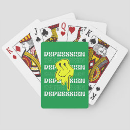 Baraja De Cartas Tarjetas de juego MELT_ Depression