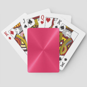Baraja De Cartas Tarjetas de juego metálicas inoxidables y brillant