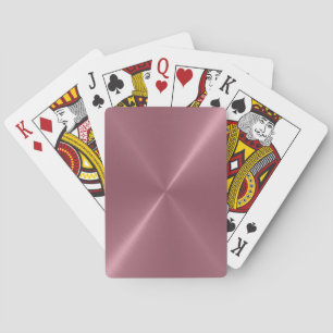 Baraja De Cartas Tarjetas de juego metálico inoxidable Guay