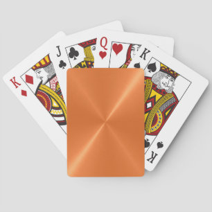 Baraja De Cartas Tarjetas de juego Metalizado con oro cepillado