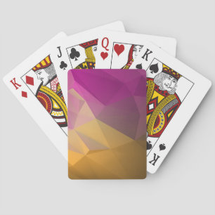 Baraja De Cartas Tarjetas de juego modernas y coloridas de bajo col