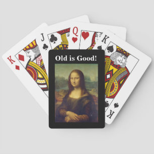Baraja De Cartas Tarjetas de juego Mona Lisa