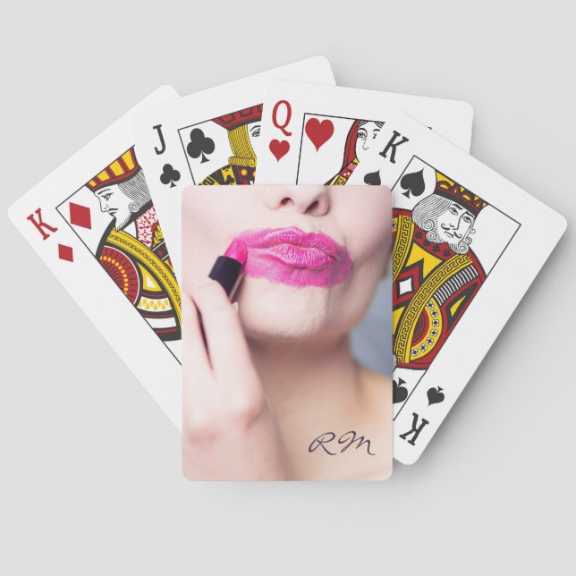 Baraja De Cartas Tarjetas de juego monográficas de personalizado de (Reverso)