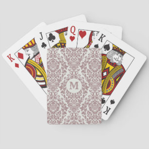 Baraja De Cartas Tarjetas de juego monograma del personalizado del 
