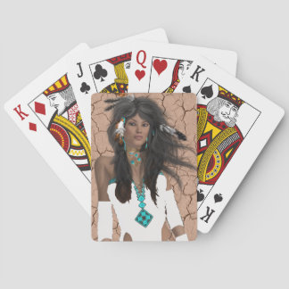 Baraja De Cartas Tarjetas de juego nativas de Maiden Americana