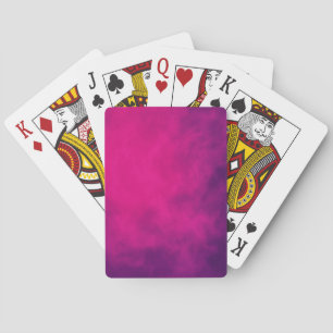 Baraja De Cartas Tarjetas de juego Neon Pink Smoke - Personalizable