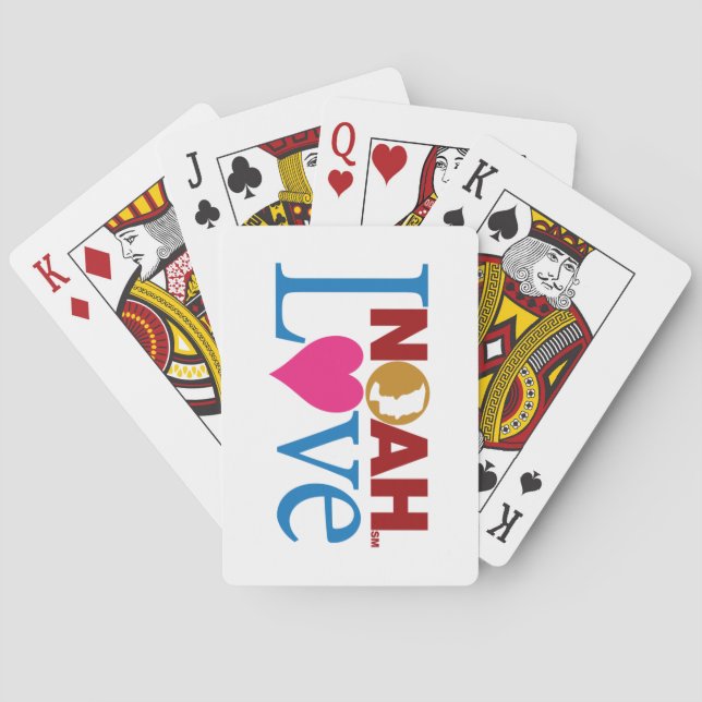 Baraja De Cartas Tarjetas de juego NOAH Love (Reverso)