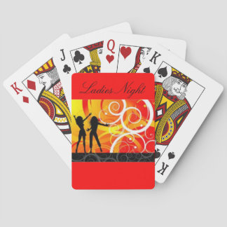 Baraja De Cartas Tarjetas de juego nocturno para damas