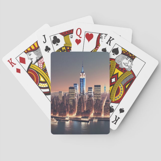 Baraja De Cartas Tarjetas de juego NYC - Poker (Reverso)
