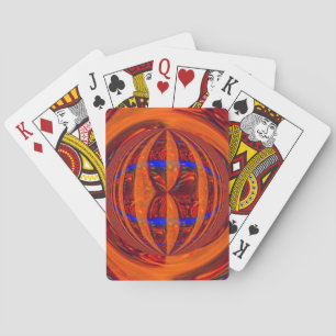Baraja De Cartas Tarjetas de juego Orb Red