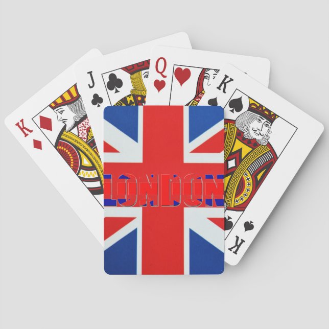 Baraja De Cartas Tarjetas de juego para bicicletas de Londres (Reverso)