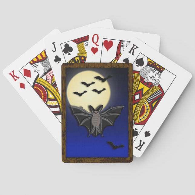 Baraja De Cartas Tarjetas de juego para bicicletas LWood Bat (Reverso)