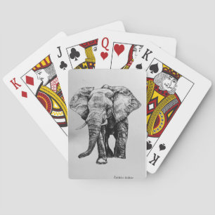 Baraja De Cartas Tarjetas de juego para dibujar elefantes