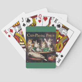 Baraja De Cartas Tarjetas de juego para gatos