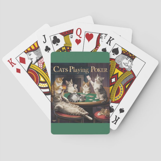 Baraja De Cartas Tarjetas de juego para gatos (Reverso)