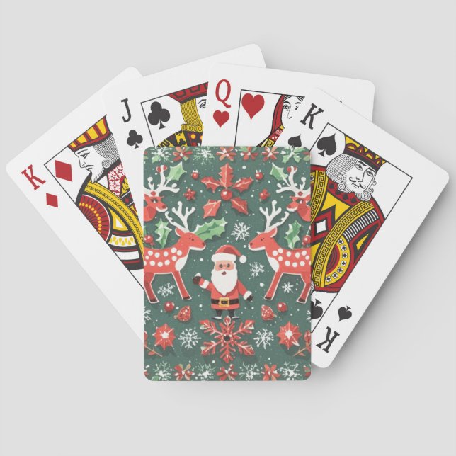 Baraja De Cartas Tarjetas de juego para navidades (Reverso)