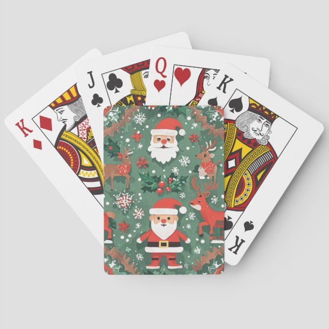 Baraja De Cartas Tarjetas de juego para navidades (Reverso)