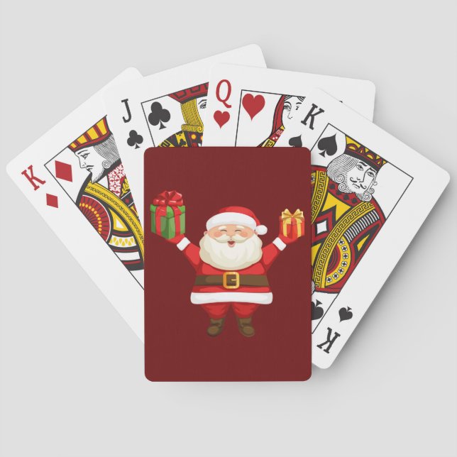 Baraja De Cartas Tarjetas de juego para Navidades (Reverso)