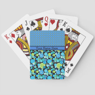 Baraja De Cartas Tarjetas de juego para personalizados, lunas azule