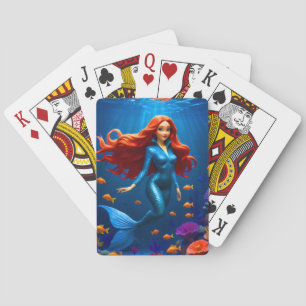 Baraja De Cartas Tarjetas de juego para sirenas