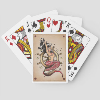Baraja De Cartas Tarjetas de juego para sirenas