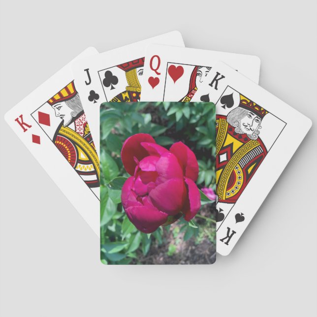 Baraja De Cartas Tarjetas de juego Peony (Reverso)