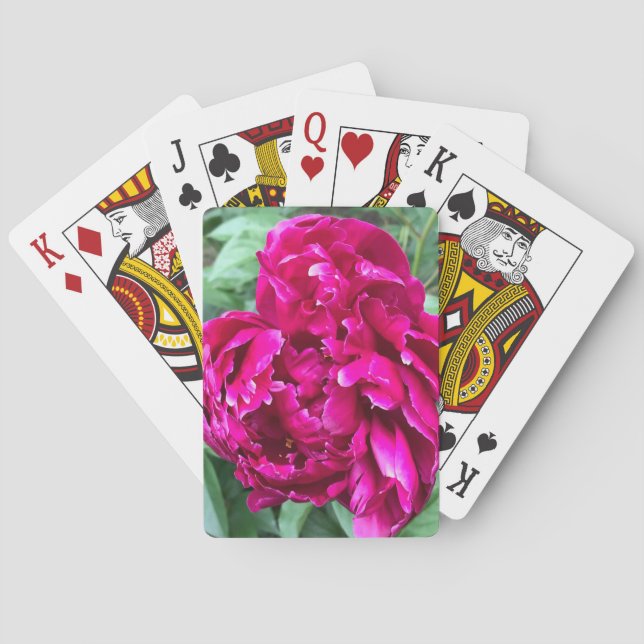 Baraja De Cartas Tarjetas de juego Peony (Reverso)