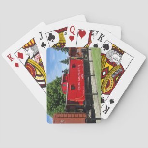 Baraja De Cartas Tarjetas de juego Pere Marquette Caboose A986