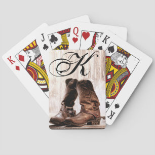Baraja De Cartas Tarjetas de juego personalizadas Boots Country Rus