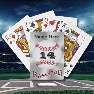Baraja De Cartas Tarjetas de juego personalizadas de béisbol para c