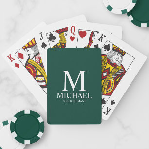 Baraja De Cartas Tarjetas de juego personalizadas de los Groomsmen 